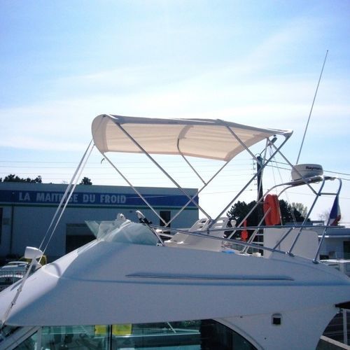 Bimini top para barco - Antares 9.80 - TTOP Nautic - para flybridge / con estructura de acero inoxidable / de PVC