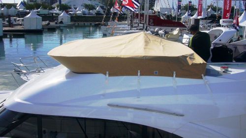Funda protectora de barco - Antares 42 - TTOP Nautic - para flybridge / de PVC / gris