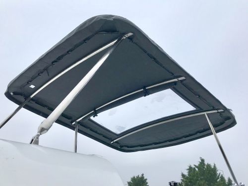Bimini top para catamarán - Lagoon 40 - TTOP Nautic - para caseta del timón / con estructura de acero inoxidable / de fibra acrílica