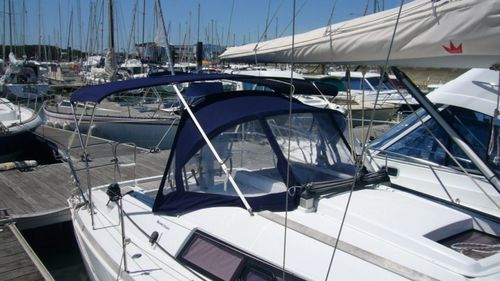 Capota de roof para velero - Oceanis 31 - TTOP Nautic - para caseta del timón / azul / roja