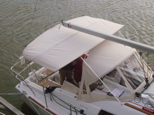 Bimini top para velero - Oceanis 31 - TTOP Nautic - para caseta del timón / para timonel / con estructura de acero inoxidable