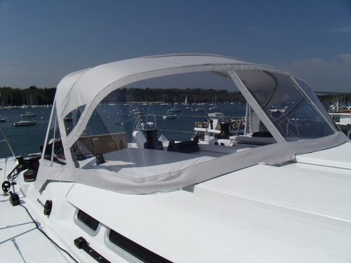 Capota de roof para velero - First 45 - TTOP Nautic - para caseta del timón / con estructura de acero inoxidable / azul