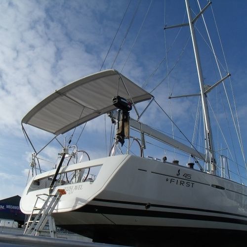 Bimini top para velero - First 45 - TTOP Nautic - para caseta del timón / para timonel / con estructura de acero inoxidable