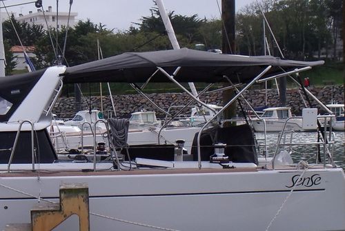Bimini top para velero - Sense 50-51 - TTOP Nautic - para caseta del timón / estructura de aluminio / con estructura de acero inoxidable
