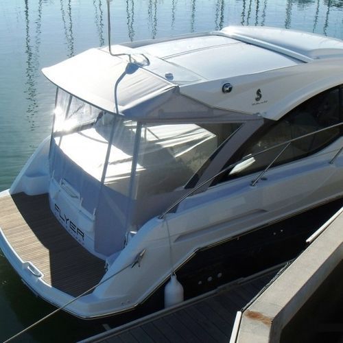 Capota de roof para barco - fly-gt-38-ttour - TTOP Nautic - para caseta del timón / de PVC / de fibra acrílica