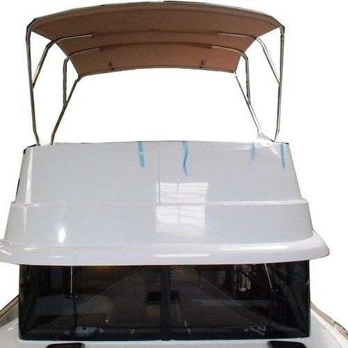 Bimini top para barco - Swift Trawler 44 - TTOP Nautic - para flybridge / con estructura de acero inoxidable / de PVC