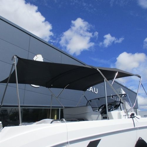 Bimini top para barco - Flyer 9 Space Deck Bi Arri&egrave;re - TTOP Nautic - para caseta del timón / con estructura de acero inoxidable / de PVC