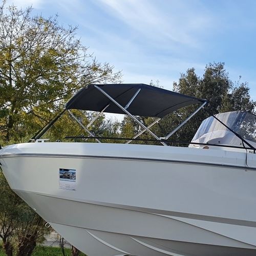 Bimini top para barco - Flyer 9 Space Deck - Bi Avant - TTOP Nautic - para caseta del timón / con estructura de acero inoxidable / de PVC