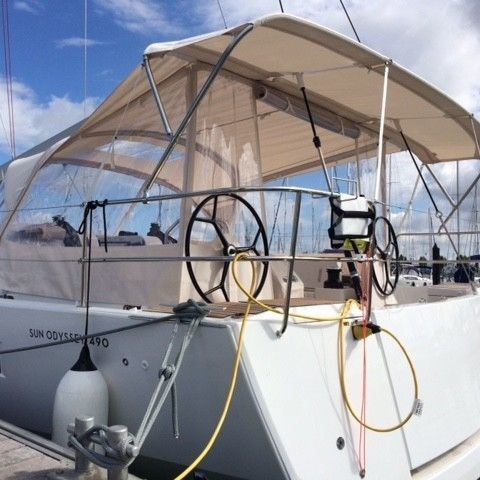 Cierre de cockpit para velero - Sun Odyssey 490 - TTOP Nautic - para Jeanneau