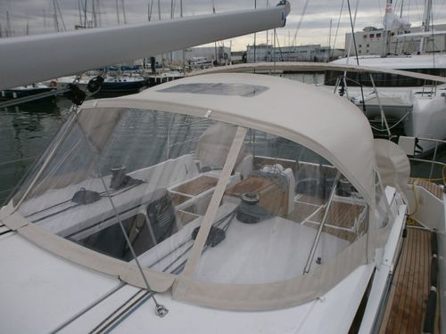 Capota de roof para velero - Sun Odyssey 490 - TTOP Nautic - para caseta del timón / estructura de aluminio / con estructura de acero inoxidable