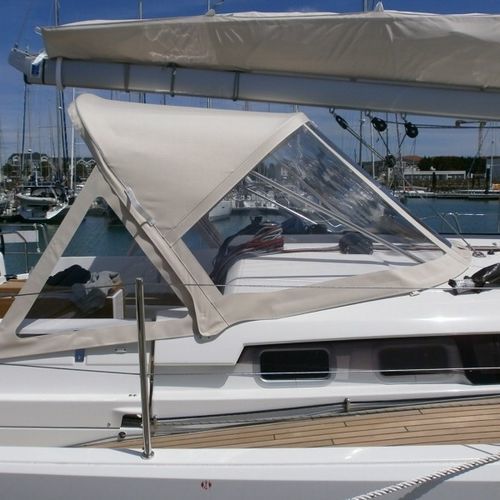 Capota de roof para velero - Sun Odyssey 440 - TTOP Nautic - para caseta del timón / estructura de aluminio / con estructura de acero inoxidable