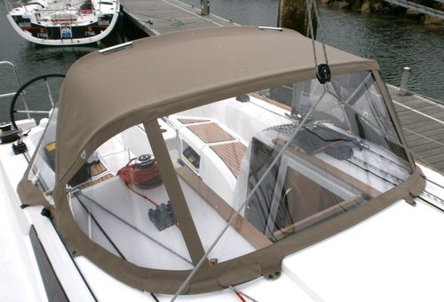 Capota de roof para velero - Sun Odyssey 349 - TTOP Nautic - para caseta del timón / estructura de aluminio / con estructura de acero inoxidable