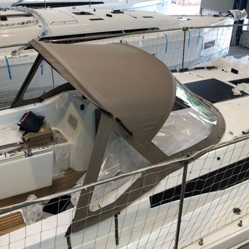 Capota de roof para velero - Sun Odyssey 380 - Distribution Version - TTOP Nautic - para caseta del timón / estructura de aluminio / con estructura de acero inoxidable