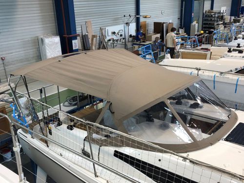 Bimini top para velero - Sun Odyssey 380 - TTOP Nautic - para caseta del timón / con estructura de acero inoxidable / de PVC