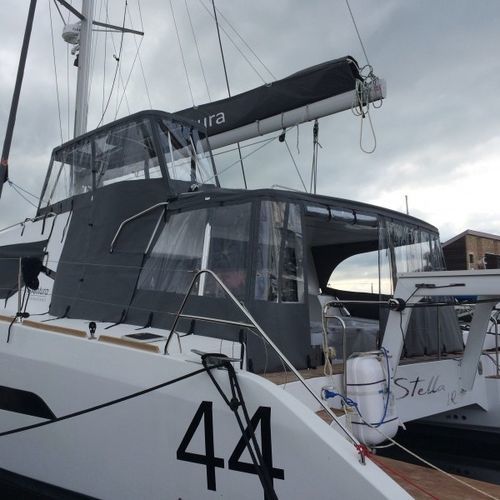 Cierre de cockpit para catamarán - Aventura 44 - TTOP Nautic - para velero / para Aventura Catamarans