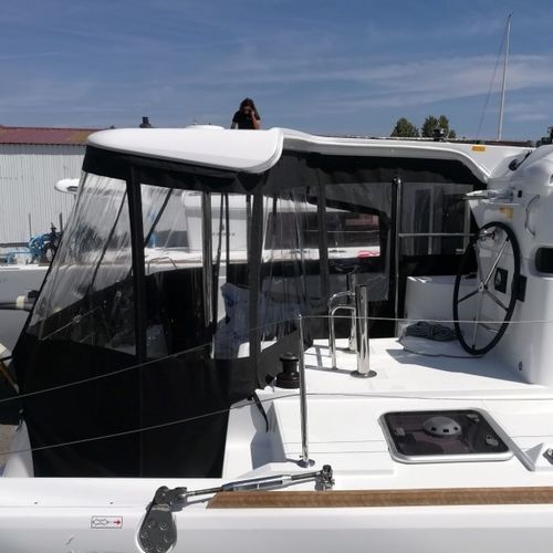 Cierre de cockpit para barco a motor - Lagoon 40 - TTOP Nautic - para catamarán / para Lagoon