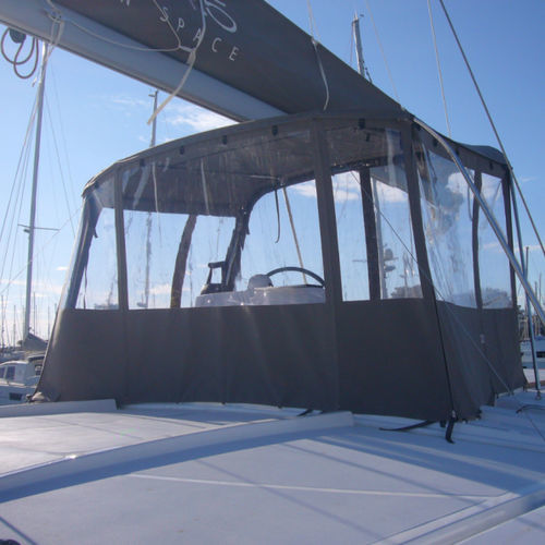 Cierre de cockpit para barco a motor - bal4.5fl-fer-tfix - TTOP Nautic - para catamarán / para Catana