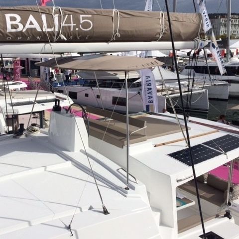 Bimini top para barco - Bali 4.5 Fly - TTOP Nautic - para catamarán / para caseta del timón / con estructura de acero inoxidable