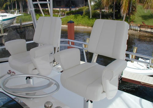 Asiento piloto - Classic - Murray Products - para barco / con reposabrazos / respaldo alto