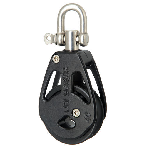 Polea simple - YC40S - UBI MAIOR ITALIA - giratoria / con grillete / de rodillos
