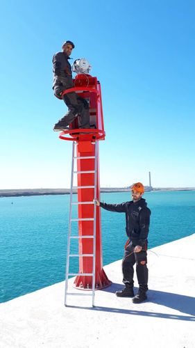 Boya de señalización - PYLONS  - Mobilis - para terminal portuaria / de aluminio