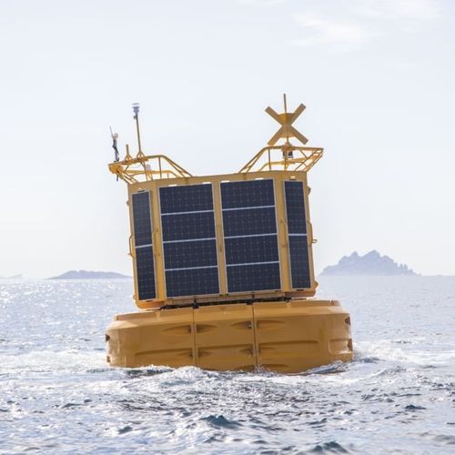 Boya de balizamiento - DB 24000 - Mobilis - oceanográfica / para alta mar / amarilla