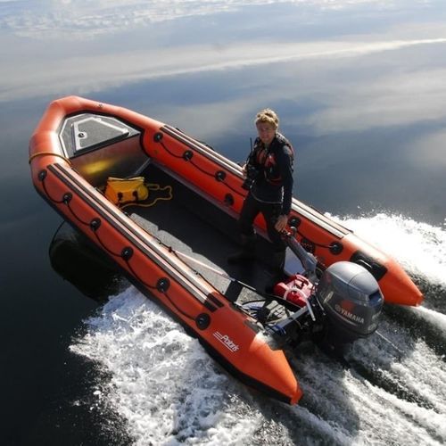 Embarcación neumática fueraborda - SPIRIT 13'6 - Polaris boat - semirrígida / open / con consola central
