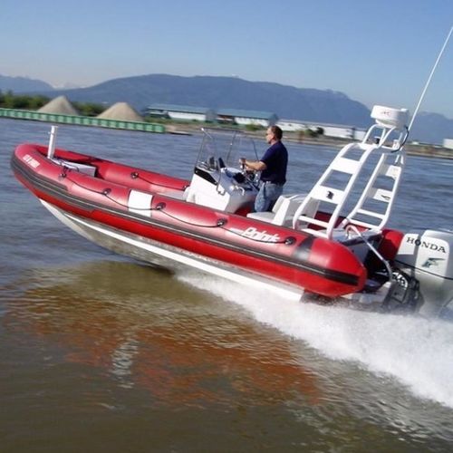 Barco profesional barco utilitario - PRH 590 - Polaris boat - fueraborda / de aluminio / embarcación neumática semirrígida