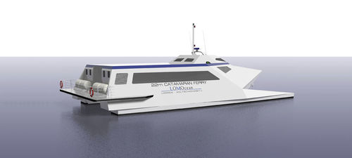 Ferri de pasajeros catamarán - Wavepiercer  - LOMOcean Design - de alta velocidad
