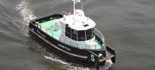 Barco profesional minirremolcador - Micro - LOMOcean Design - de aluminio