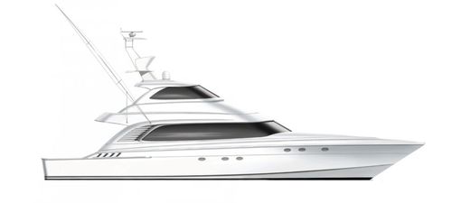 Yate a motor catamarán a motor - Venture 78 Sportfish - LOMOcean Design - de pesca deportiva / de gran velocidad / con fly cerrado