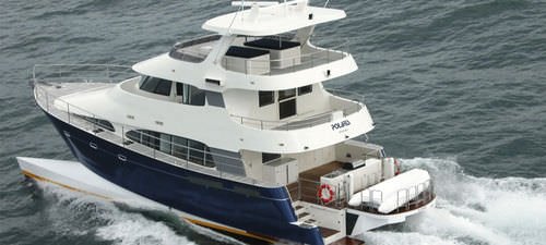 Yate a motor catamarán - Polaris - LOMOcean Design - de pesca / con fly / casco de planeo