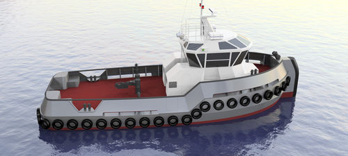 Barco profesional remolcador - Micro Mega - LOMOcean Design