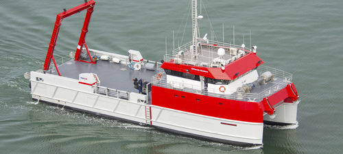 Buque de servicio offshore de suministros - Profab - LOMOcean Design - catamarán