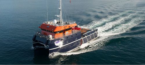 Barco profesional barco de trabajo - Guru  - LOMOcean Design - catamarán / intraborda / de aluminio