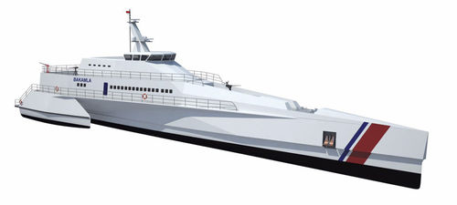 Barco profesional barco de vigilancia - NSB - LOMOcean Design - trimarán / intraborda