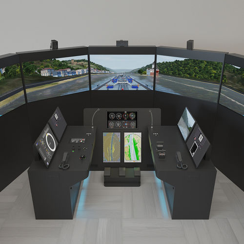 Simulador para navegación interior - VSTEP Simulation - de arrastre