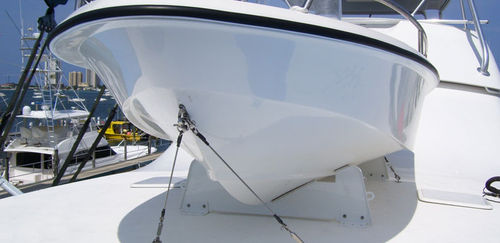 Soporte para bote auxiliar para plataforma - Stationary - UMT MARINE LLC - para barco / para yate