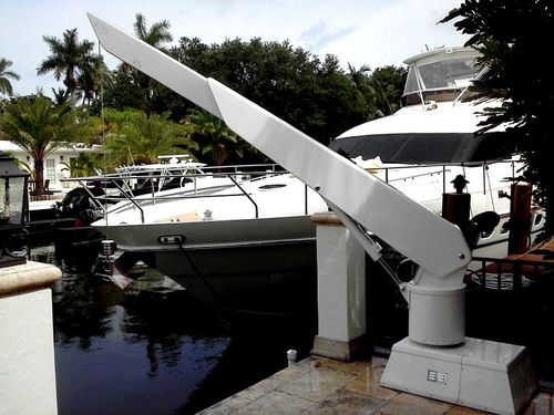 Pescante para barco - LG series - UMT MARINE LLC - hidráulico