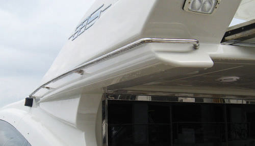 Pasamano para barco - UMT MARINE LLC - de acero inoxidable / de aluminio