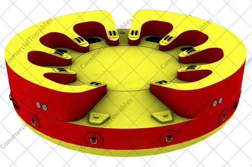 Flotador de arrastre 8 personas máx. - PVC ROCKET 4 + 4 - Commercial Towables