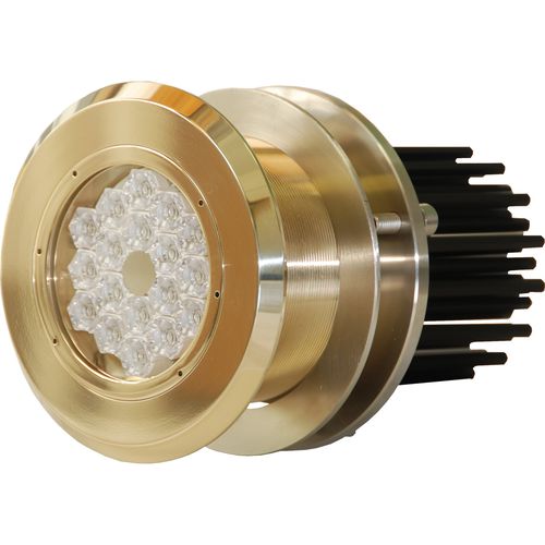 Iluminación subacuática para barco - PLAQUE MFM18240 - ASTEL MARINE - LED / pasacascos / al ras