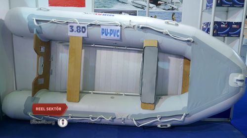 Embarcación neumática fueraborda - ROLL-UP BOT 3,80 mt. - MIRAI - plegable / 5 personas máx. / con suelo de aluminio