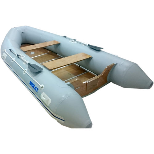 Embarcación neumática fueraborda - PANEL BOT 4,20 mt. - MIRAI - plegable / 8 personas máx. / con suelo de madera