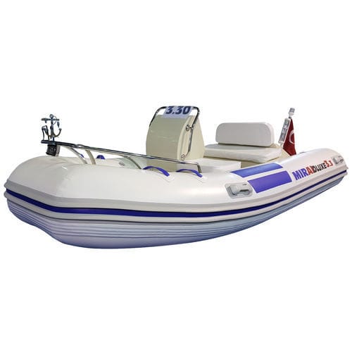 Embarcación neumática fueraborda - 330 DELUXE - MIRAI - RIB / open / con consola lateral
