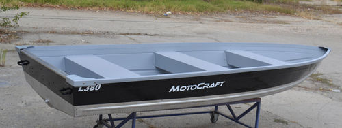 Bote fueraborda - L380 - MOTOCRAFT BOATS SRL - de pesca deportiva / de aluminio