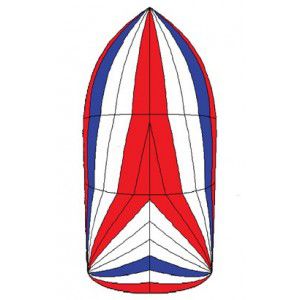 Spinnaker simétrico - SYM1 - Spinnaker One - para velero de crucero / corte triradiale
