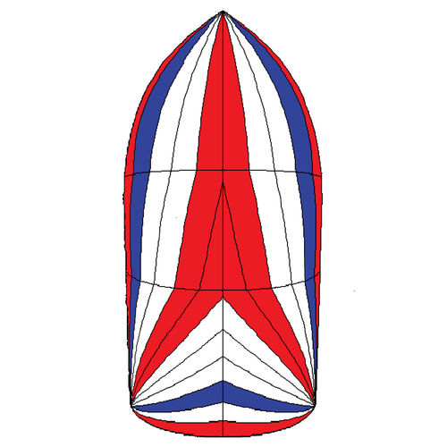 Spinnaker simétrico - SYM10 - Spinnaker One - para velero de crucero / corte triradiale / de nailon