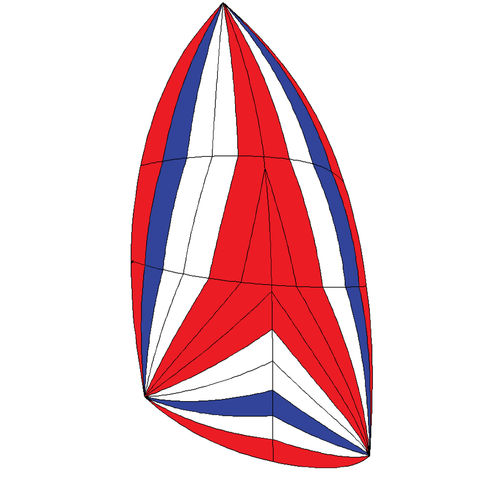 Spinnaker asimétrico - ASY7 - Spinnaker One - para velero de crucero / corte triradiale / de nailon
