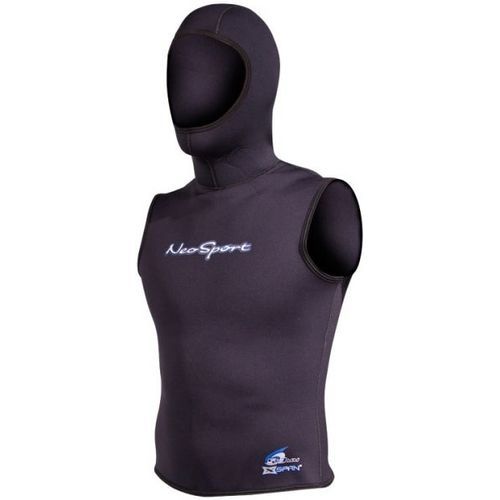 Camiseta de neopreno sin mangas - SX153MN-01 - Neo Sport - con capucha